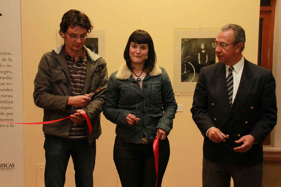 La artista inauguró su obra