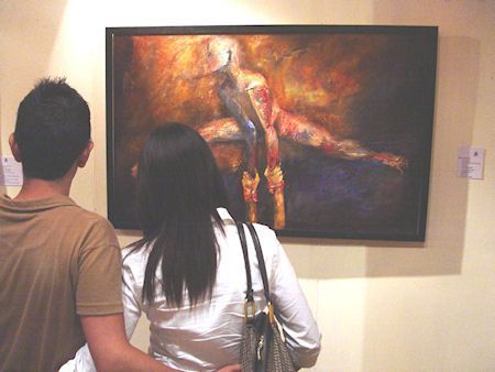 La técnica, pintura al óleo. La técnica, pintura al óleo.