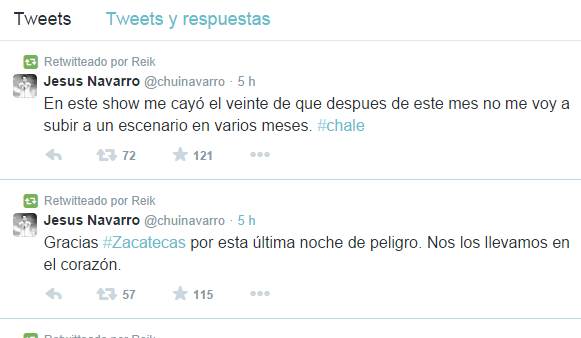 twitter reik fenaza