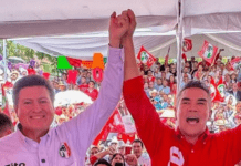 Alito llega a Zacatecas y levanta la mano de Fito Bonilla; arranca el tablero rumbo a 2027