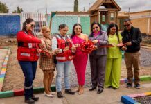Orla Camino Rojo dona módulo de juegos infantiles en San Tiburcio