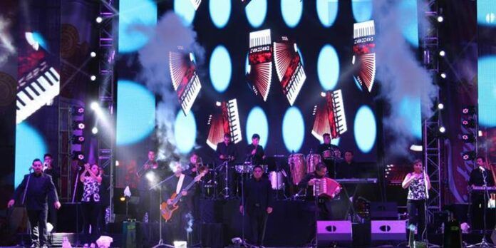 Los Ángeles Azules en concierto en la Feria de Jerez 2015 Los Ángeles Azules en concierto en la Feria de Jerez 2015