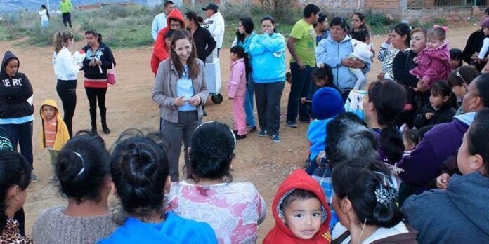 La candidata visitó comunidades de la capital La candidata visitó comunidades de la capital