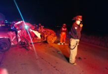 Una mujer muerta, 2 niñas y 2 adultos heridos en accidente en Guadalupe