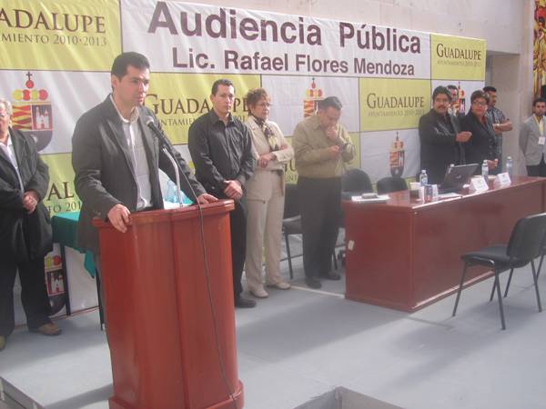 El alcalde de Guadalupe, Rafael Flores El alcalde de Guadalupe, Rafael Flores