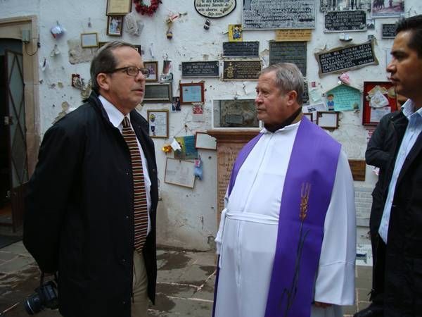 Estuvieron en el templo