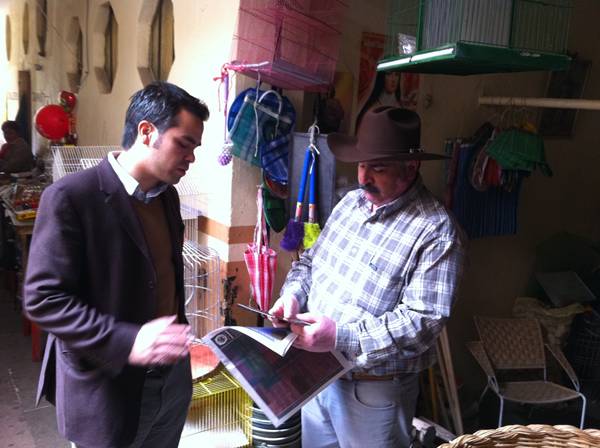 Los comerciantes le dijeron sus preocupaciones