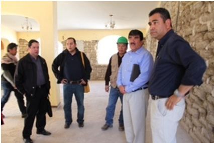 Representantes de Gobierno del Estado supervisaron la obra Representantes de Gobierno del Estado supervisaron la obra