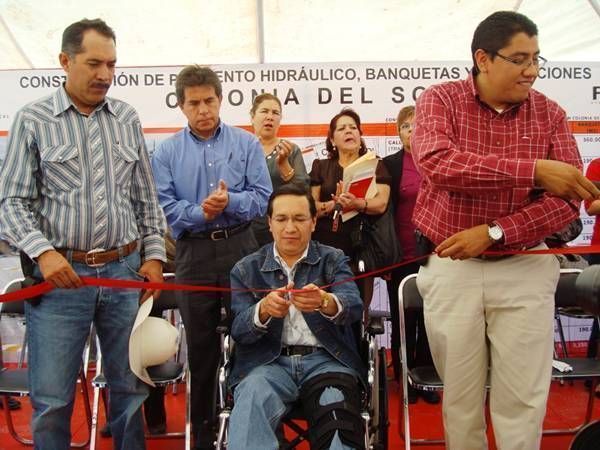 El alcade y el diputado Saúl Monreal inauguraron la obra