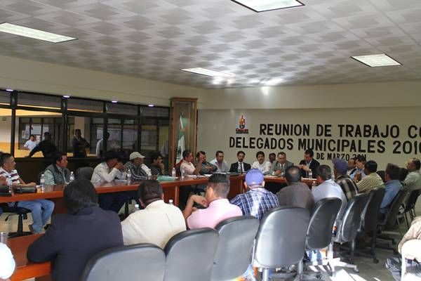 Delegado municipales participaron en la tercera reunión para programar actividades en beneficio de las comunidades de Guadalupe.