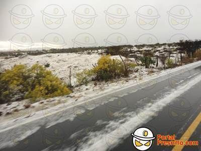 Granizo y aguanieve en Fresnillo Granizo y aguanieve en Fresnillo