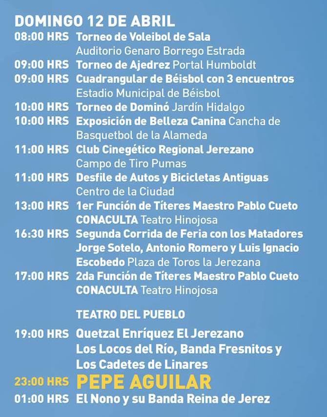 programa feria jerez 10 pepe