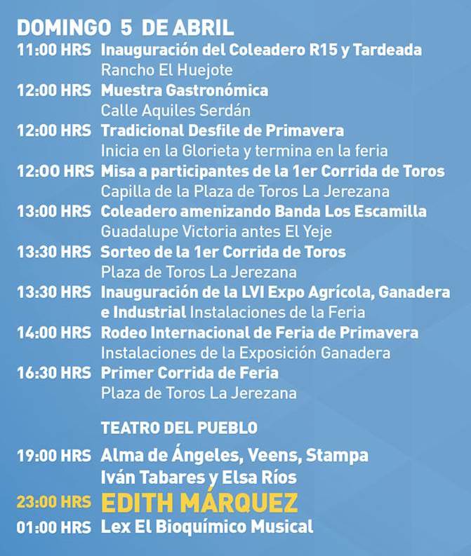 programa feria jerez 3 edith