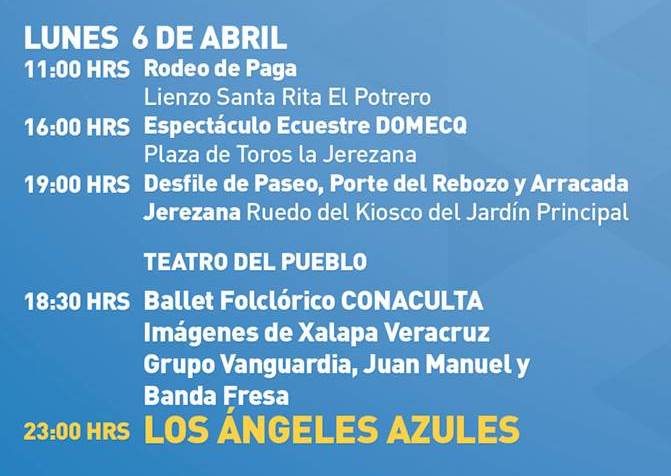 programa feria jerez 4 angeles