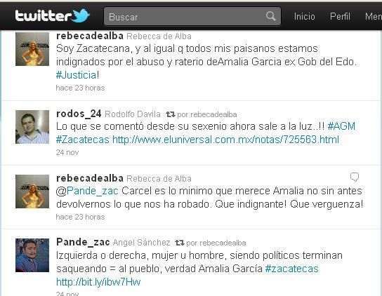 Rebeca de Alba opina que Amalia García merece la cárcel.