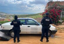 Detienen a taxista por amenazas y portación de armas