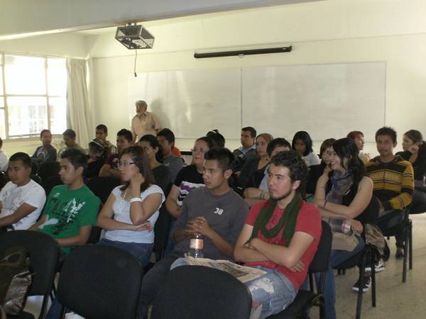 Acudieron alumnos de bachillerato
