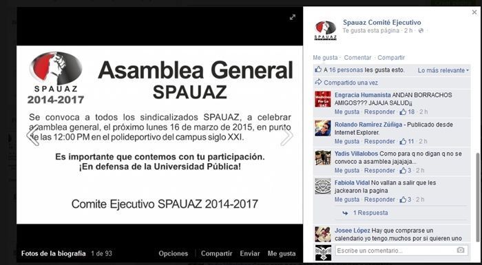 error spauaz